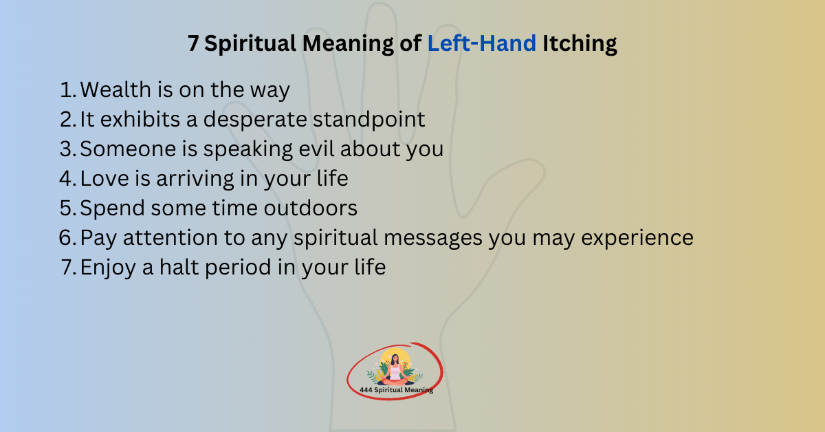 7 Spiritual Meaning of Left-Hand Itching