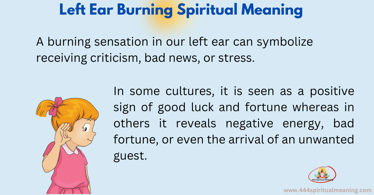 Left Ear Burning Spiritual Meaning