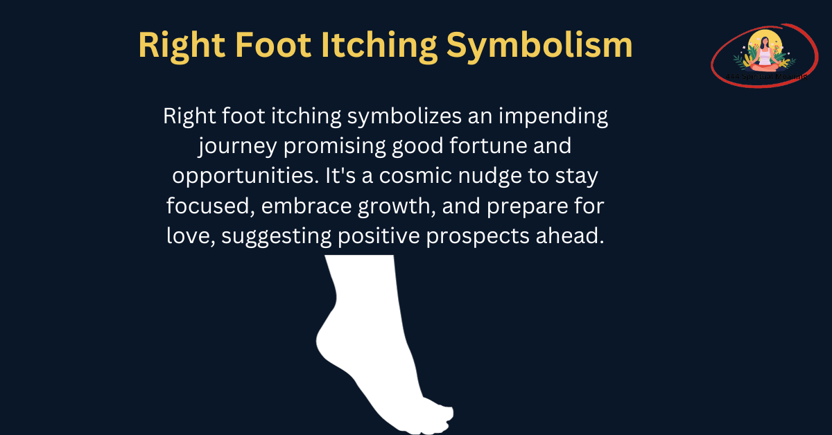 Right Foot Itching Symbolism