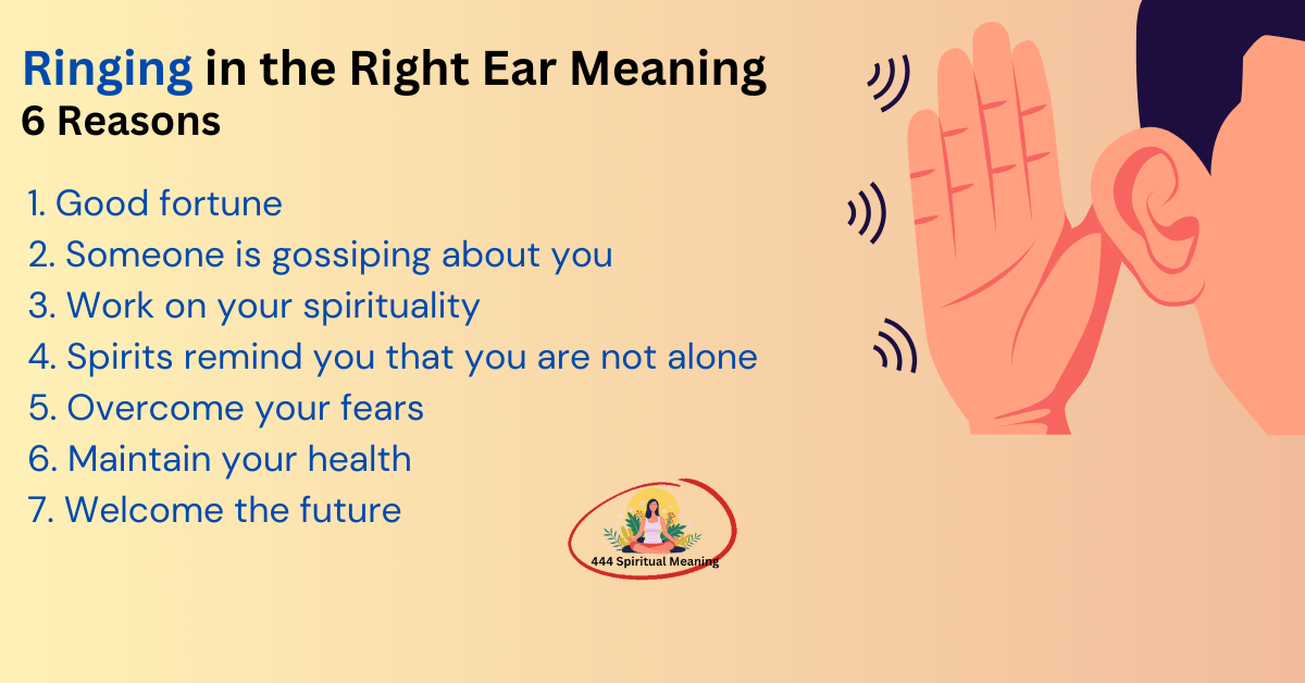 7 Ringing in the Right Ear Spiritual Meaning