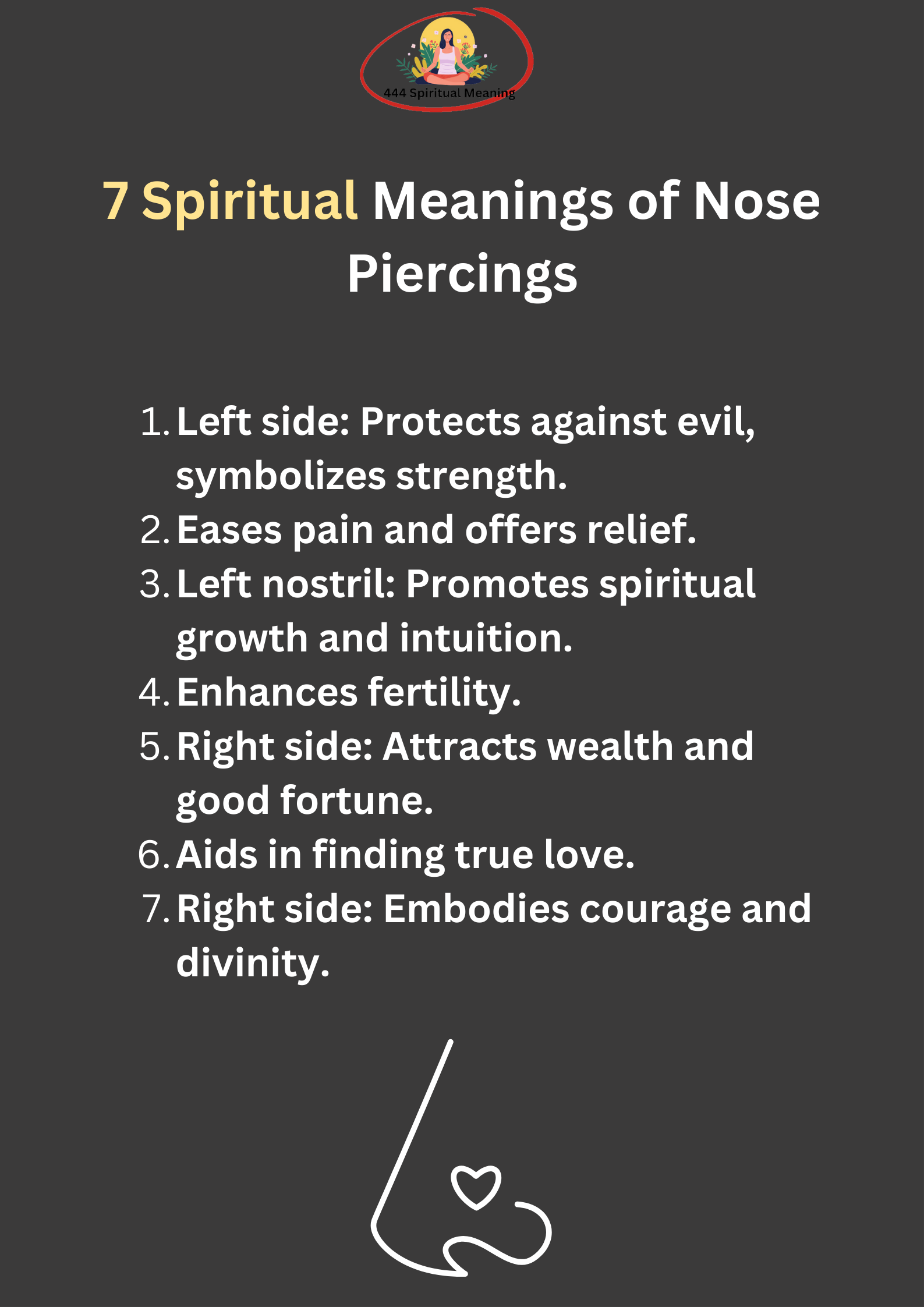 7 Spiritual Meanings of Nose Piercings
