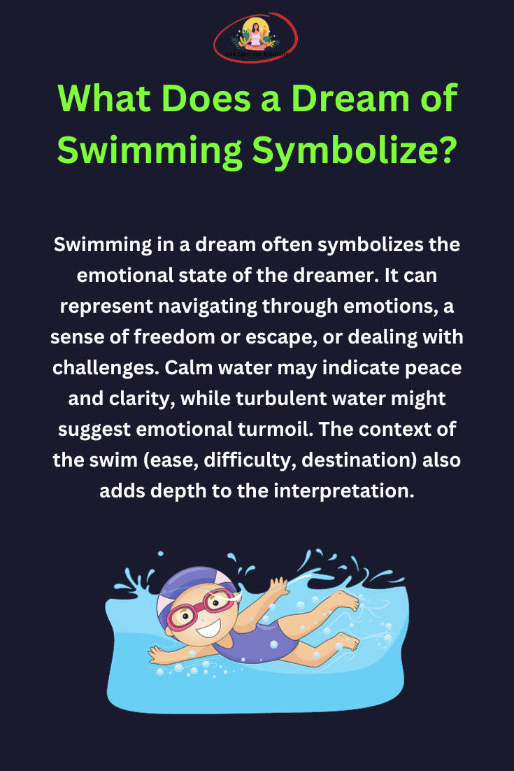 What Does a Dream of Swimming Symbolize