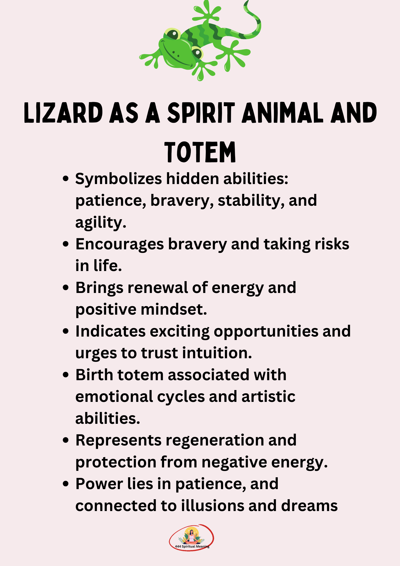 Lizard as a Spirit Animal and Totem