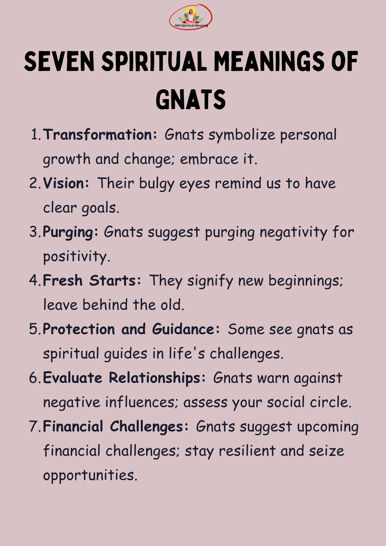 Seven Spiritual Meanings of Gnats