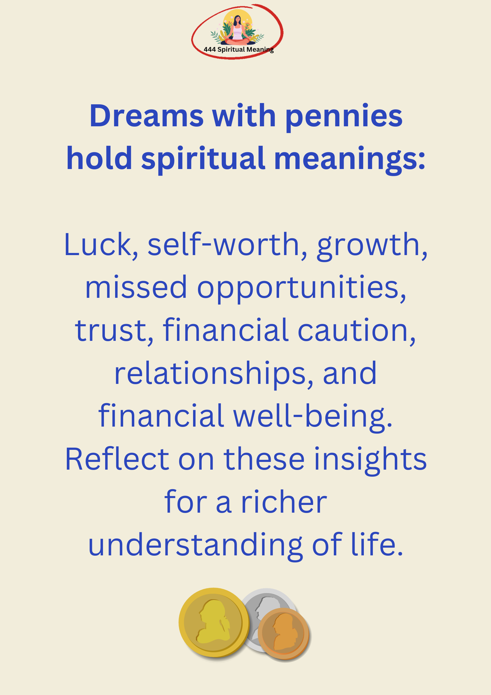 Dreams with pennies hold spiritual meanings: