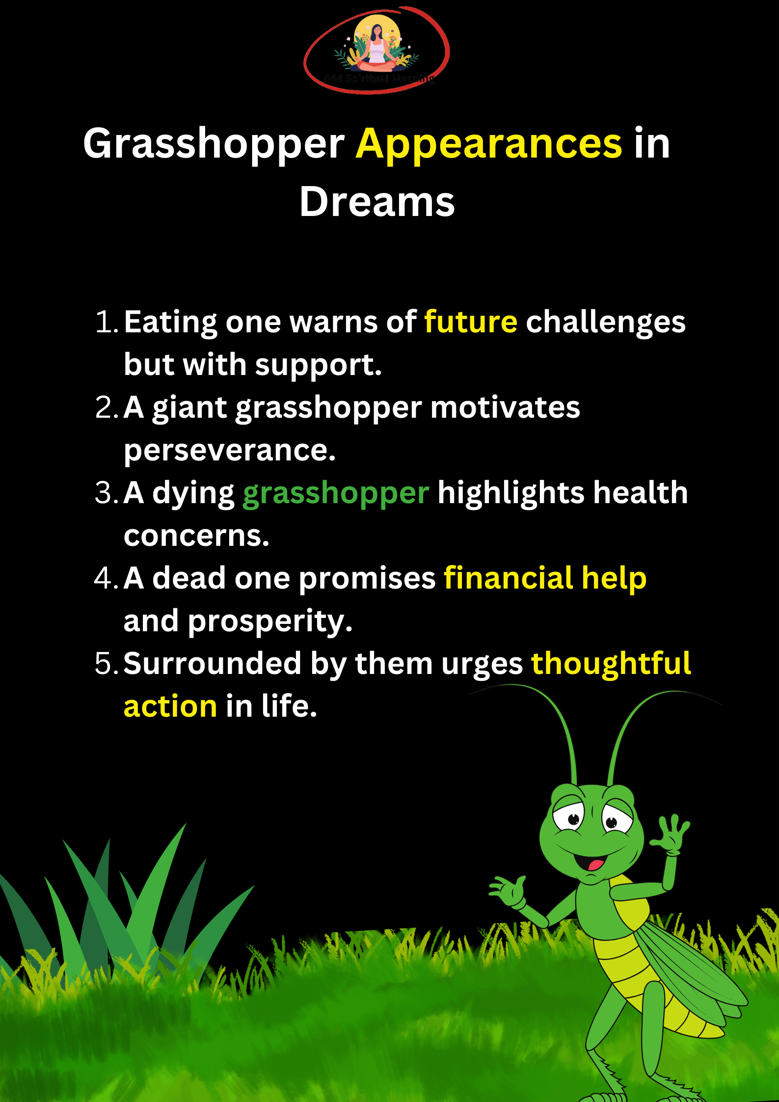 Grasshopper Appearances in Dreams